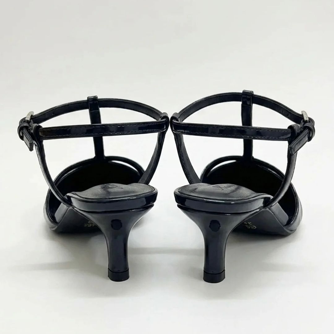 Mini Glam - Black Kitten Heel