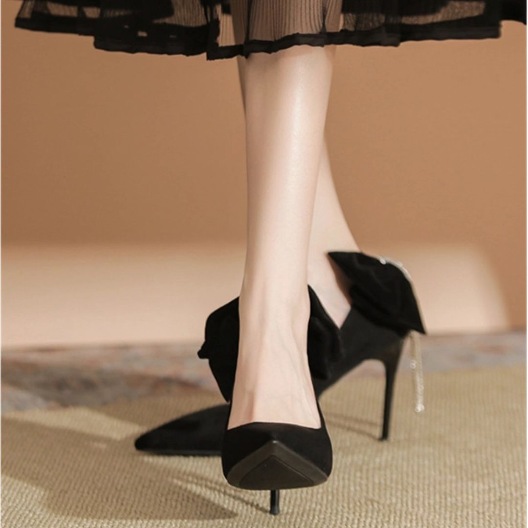 Jashn Bow — Cocktail & Wedding Heels | Ozzaro