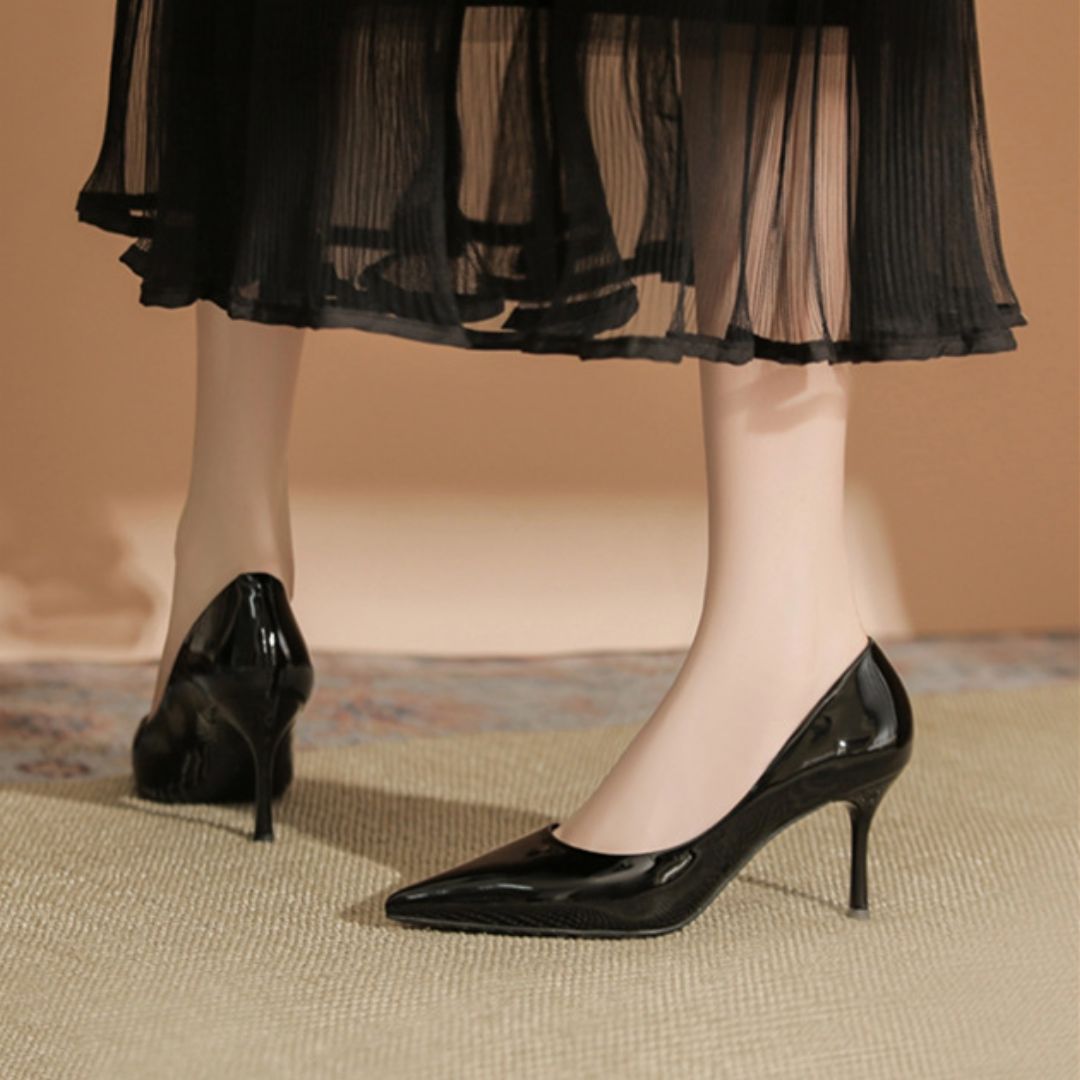 Bindaas (Black) — Party & Formal Heels | Ozzaro