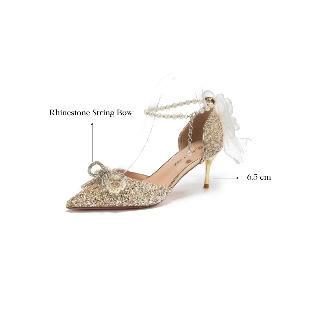 Fleur de Luxe Wedding Heels