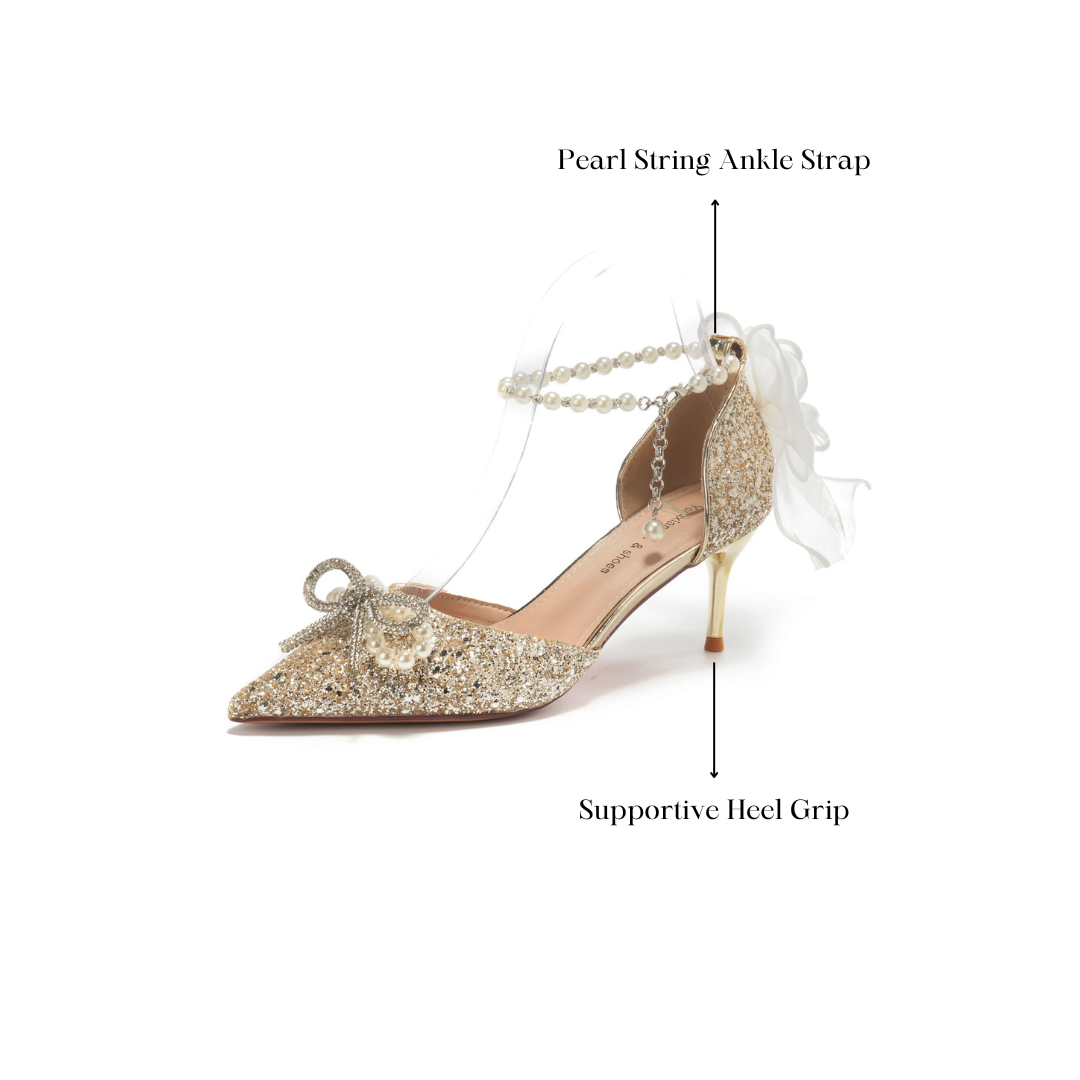 Fleur de Luxe Wedding Heels