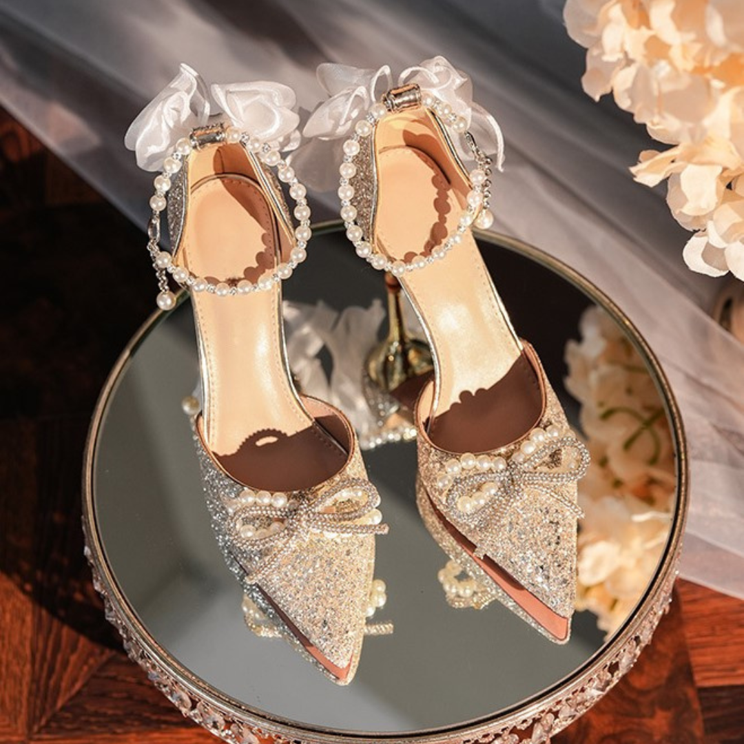 Fleur de Luxe Wedding Heels