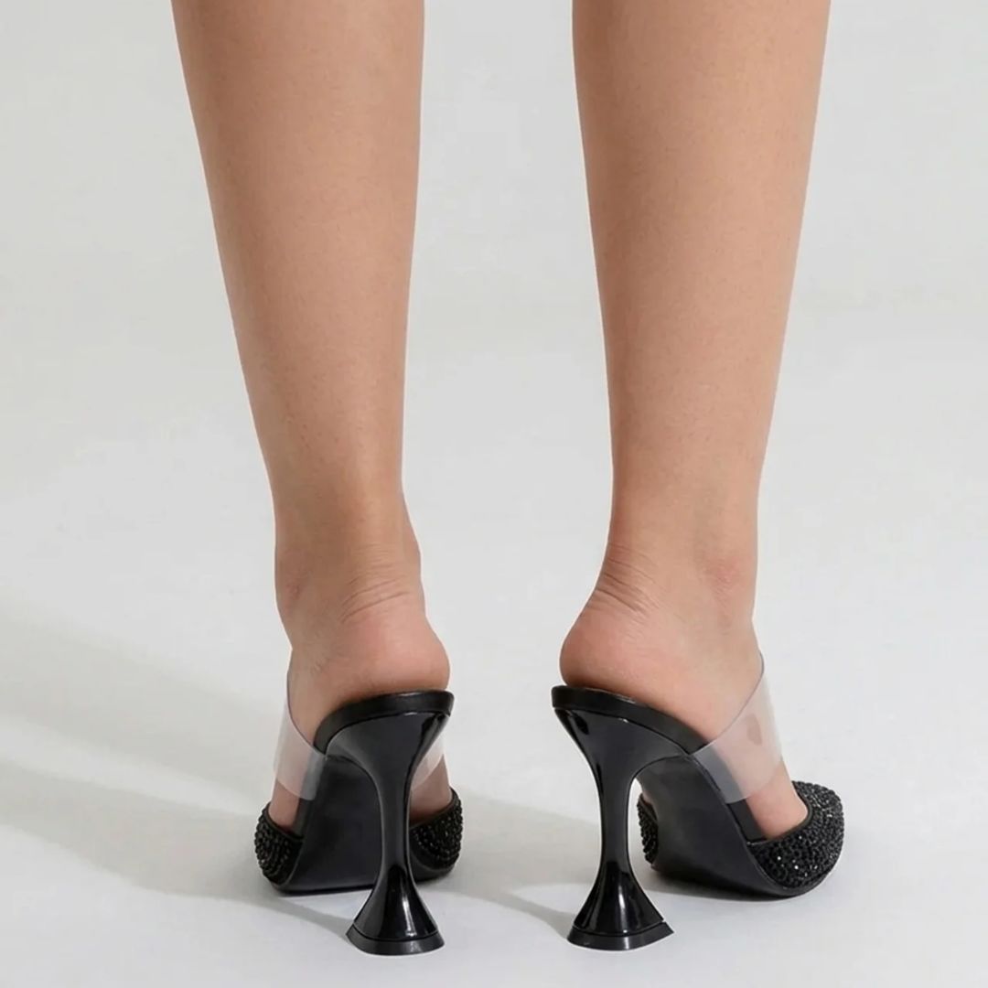 Midnight Dust - Black Party Heel