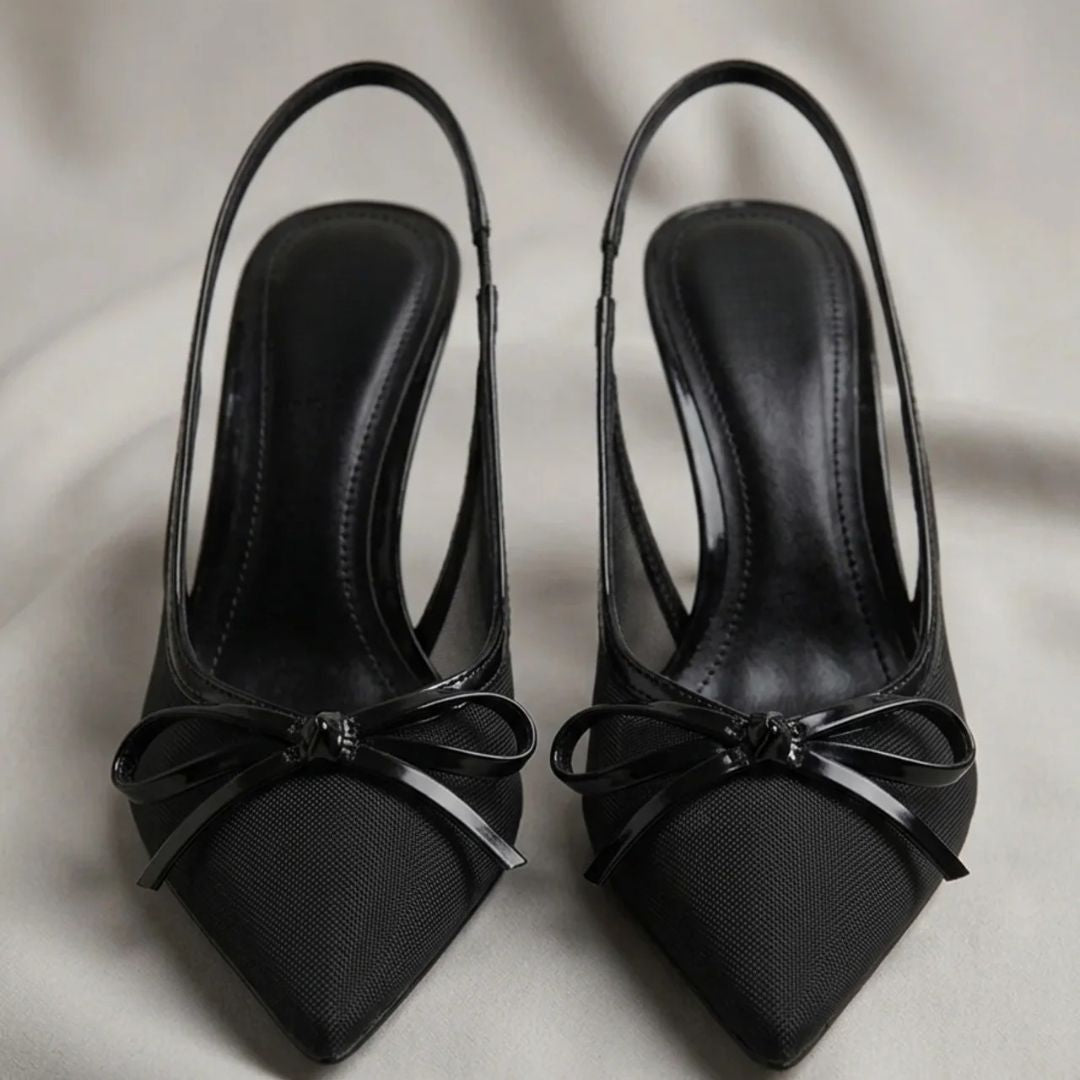 Lace Vibe - Black Party Heel
