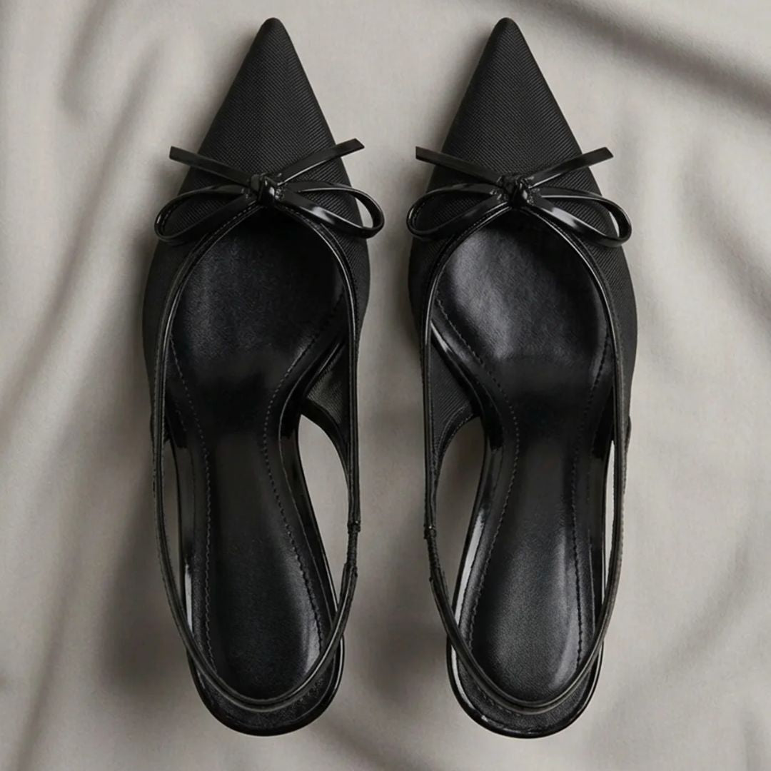 Lace Vibe - Black Party Heel