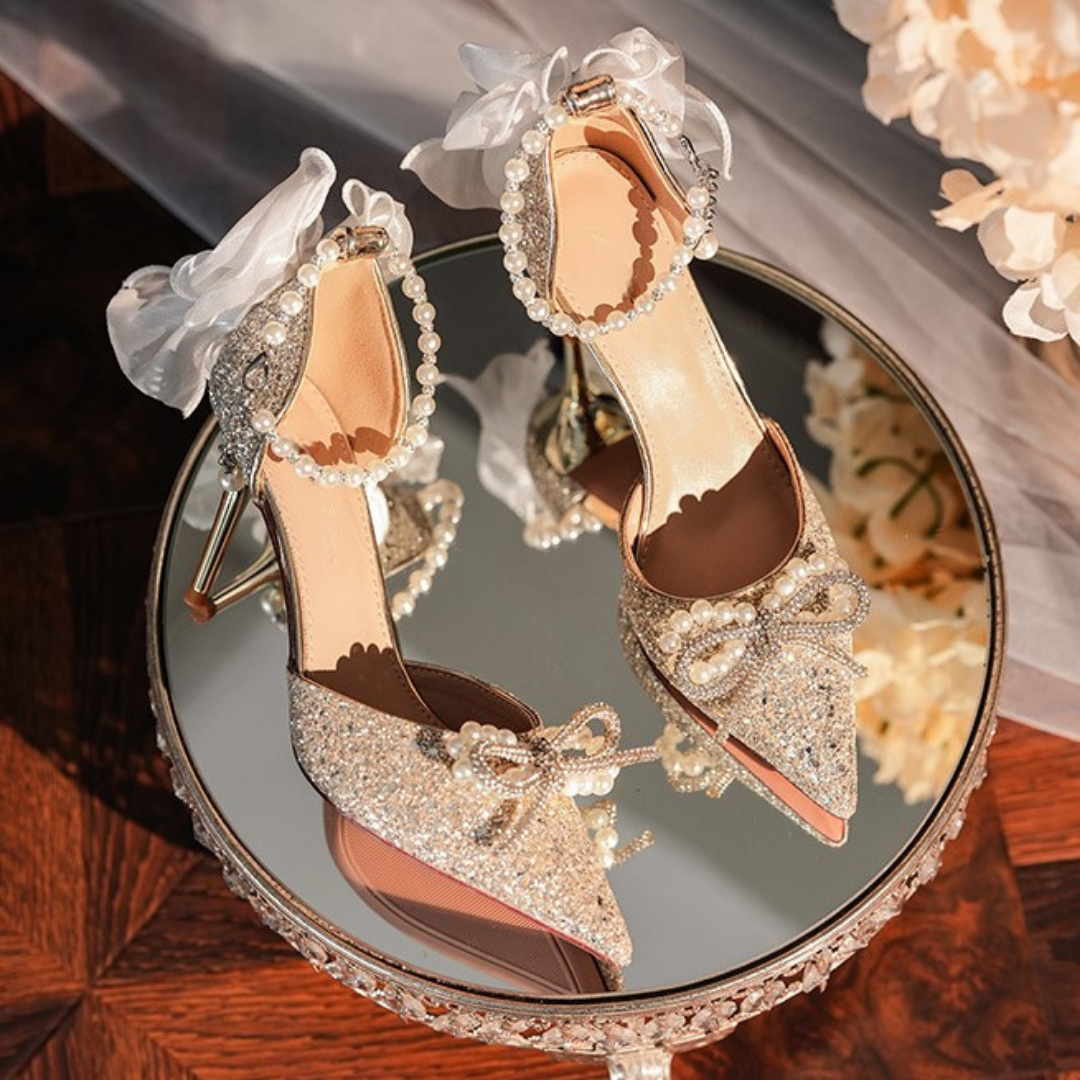 Fleur de Luxe Wedding Heels