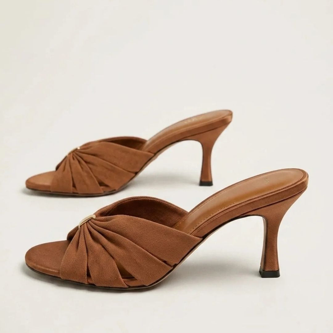 Caramel Knot - Slip-On Casual Heel