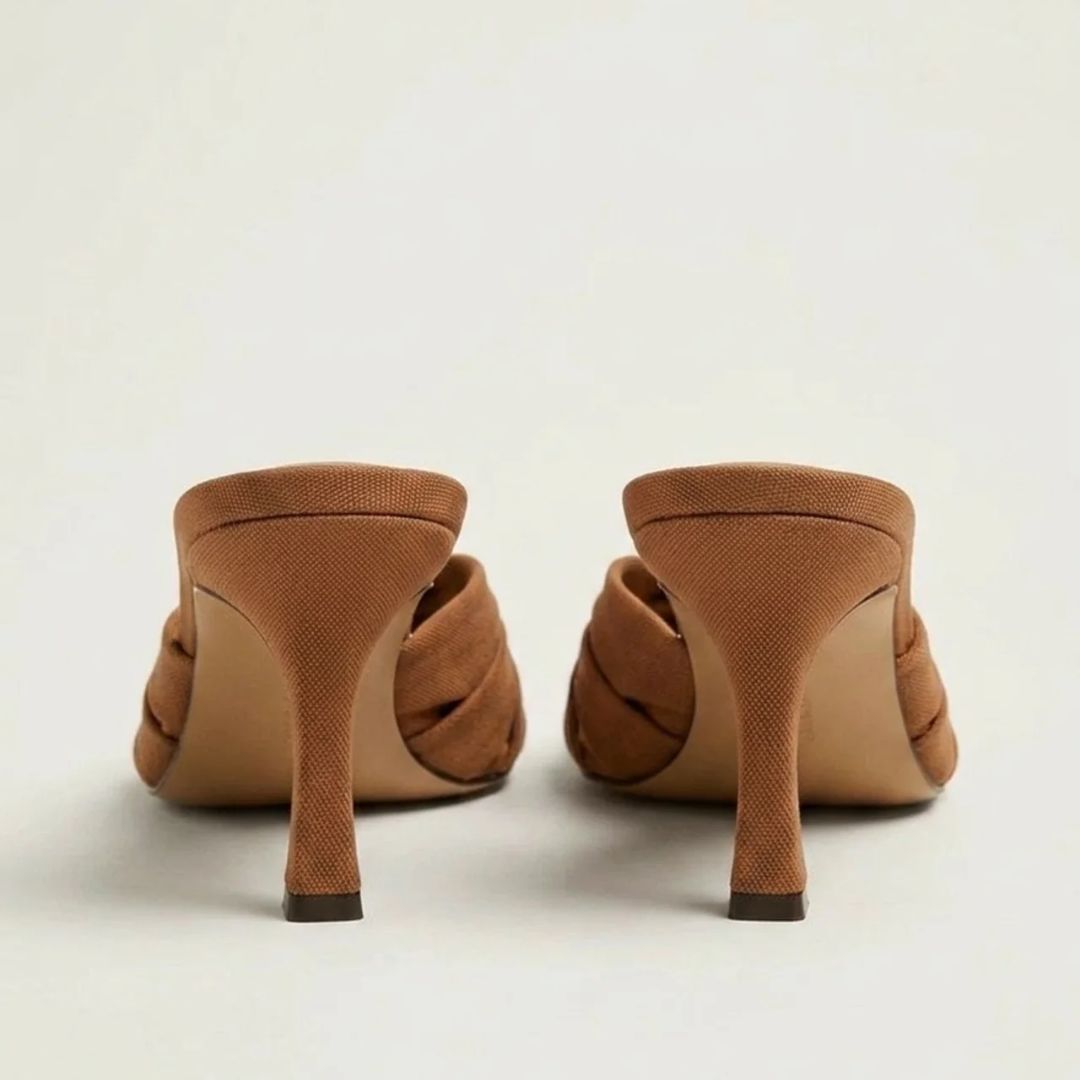 Caramel Knot - Slip-On Casual Heel