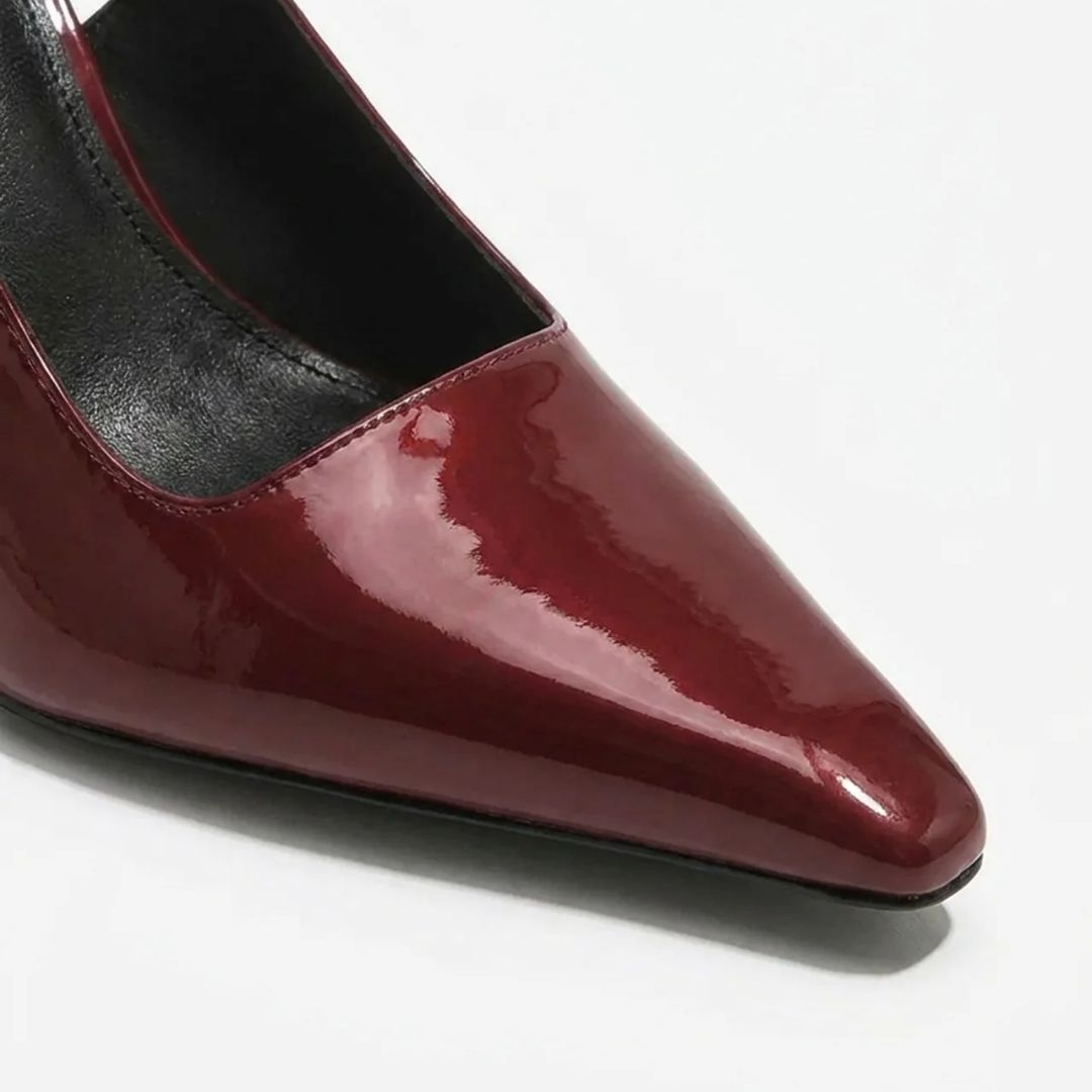 CEO Edit — Deep Wine Corporate Power & Evening Heels | Ozzaro
