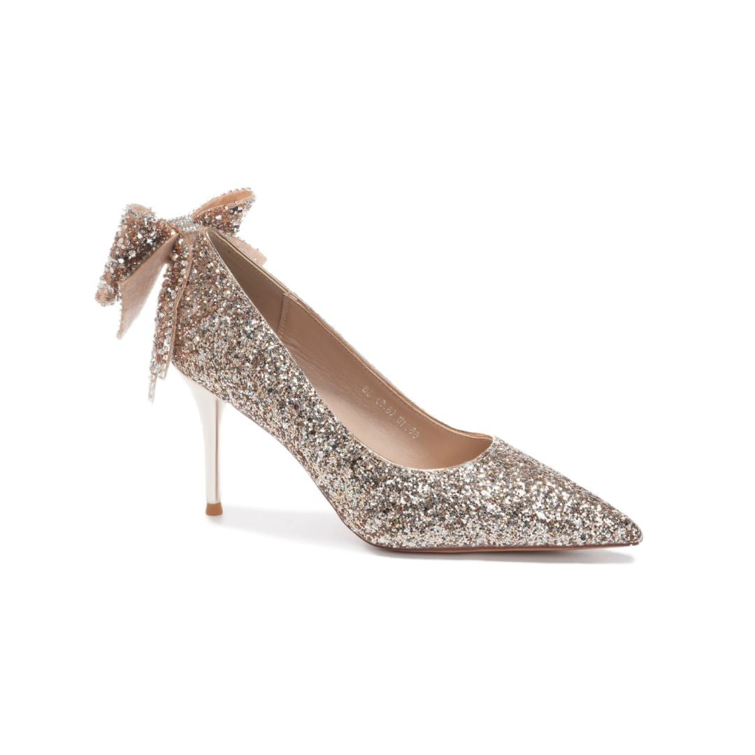 Anmol (Champagne) — Bridal & Festive Heels | Ozzaro