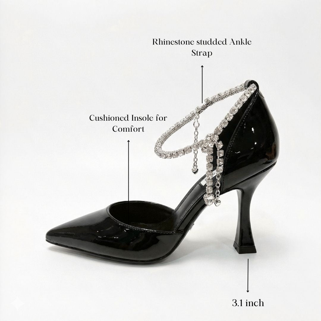 Black Party Heel 
