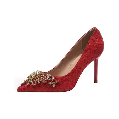 Lustfull Red Wedding Heels