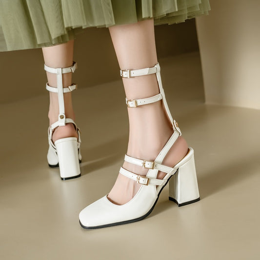 Double Decker Block Heels