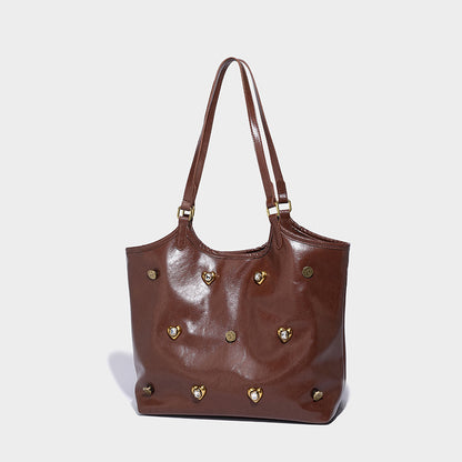 Heart Stone Large Capacity Tote Bag