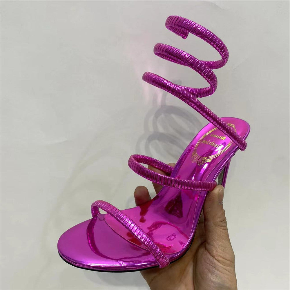 Snake Coil High Heels