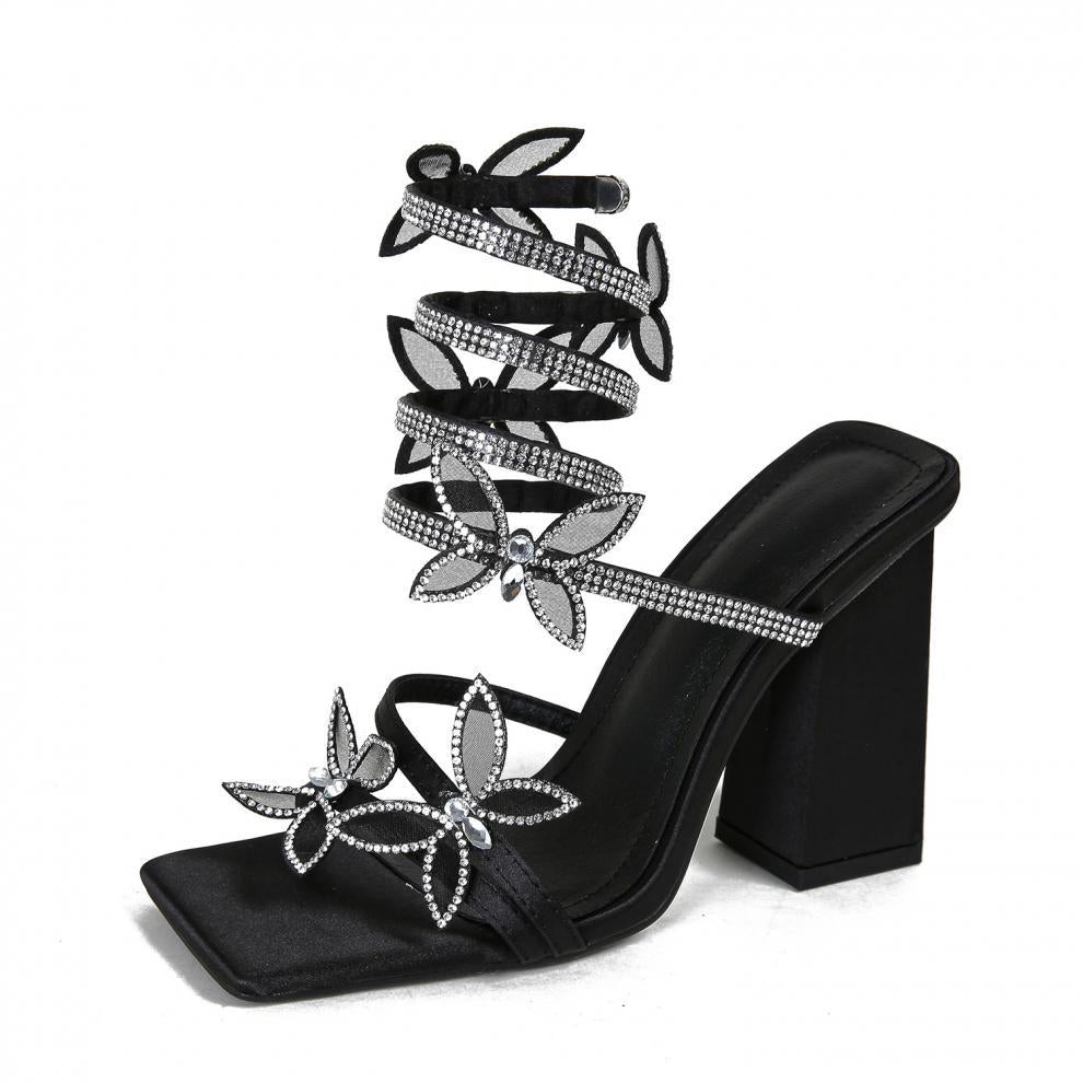 Butterfly Block Heels