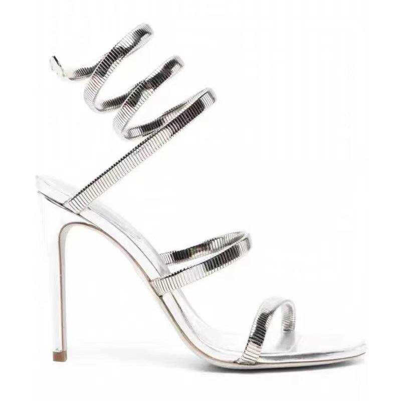 Snake Coil High Heels