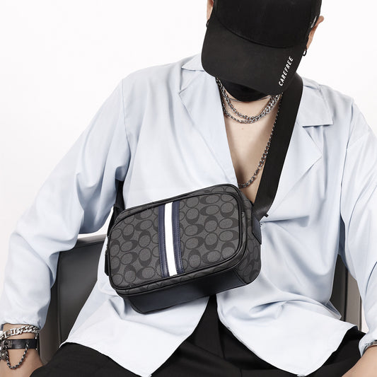 Street men's Korean version horizontal shoulder bag