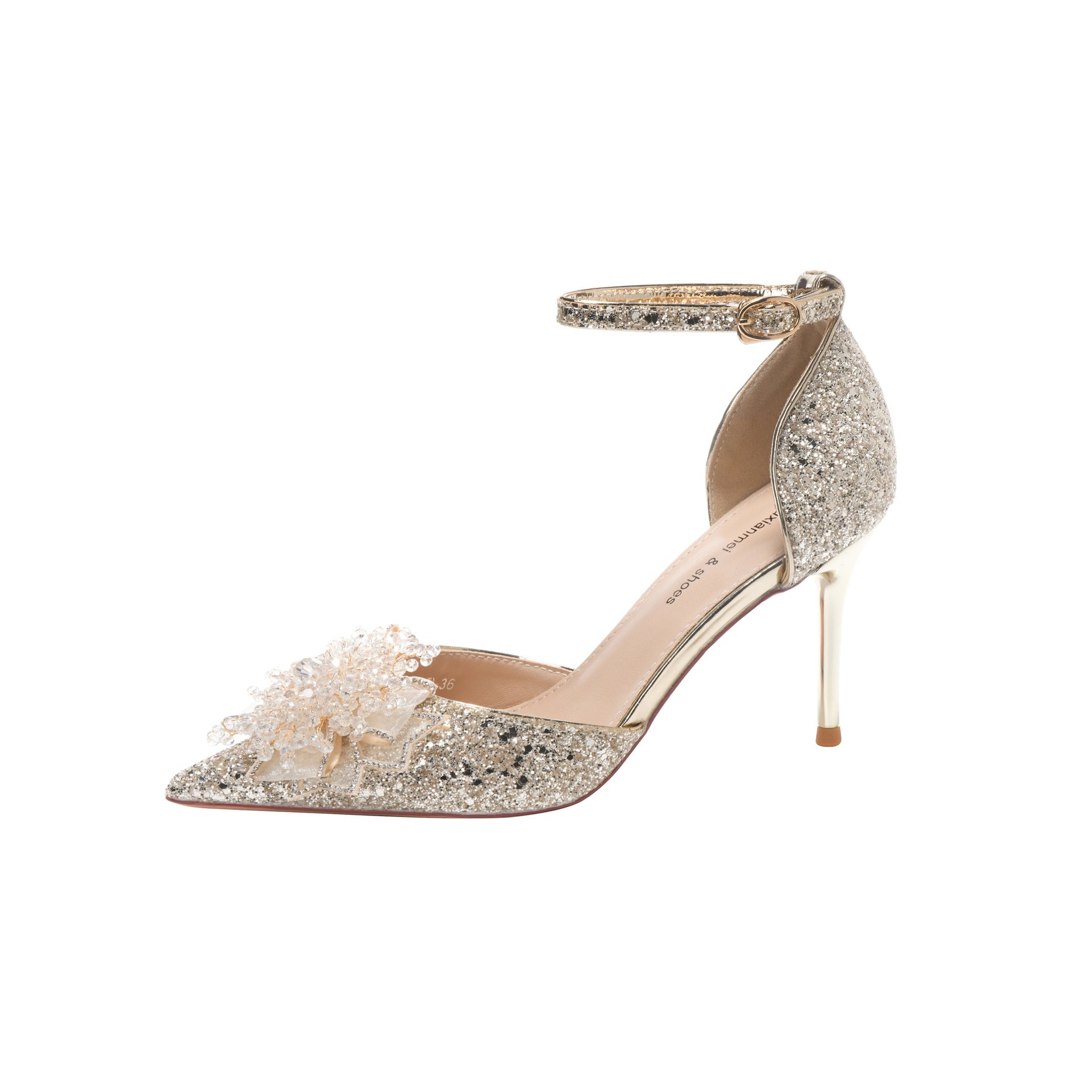 Dazzle Pearl Wedding Heels