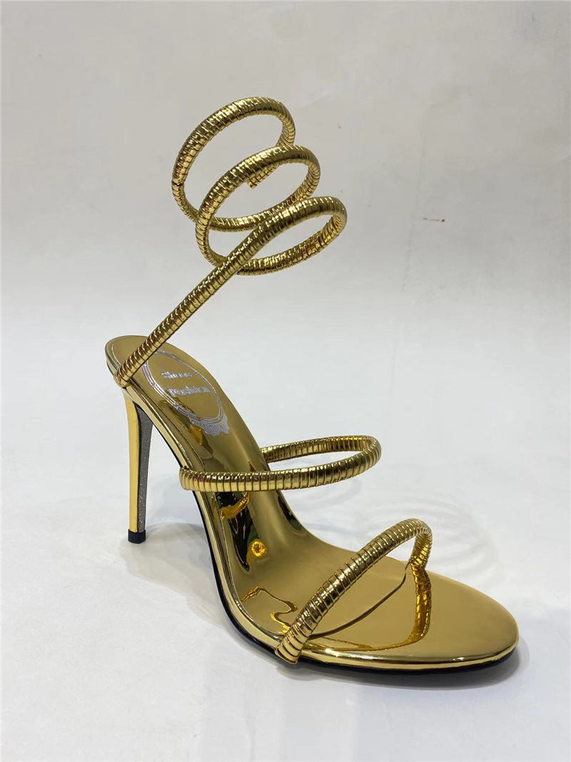 Snake Coil High Heels