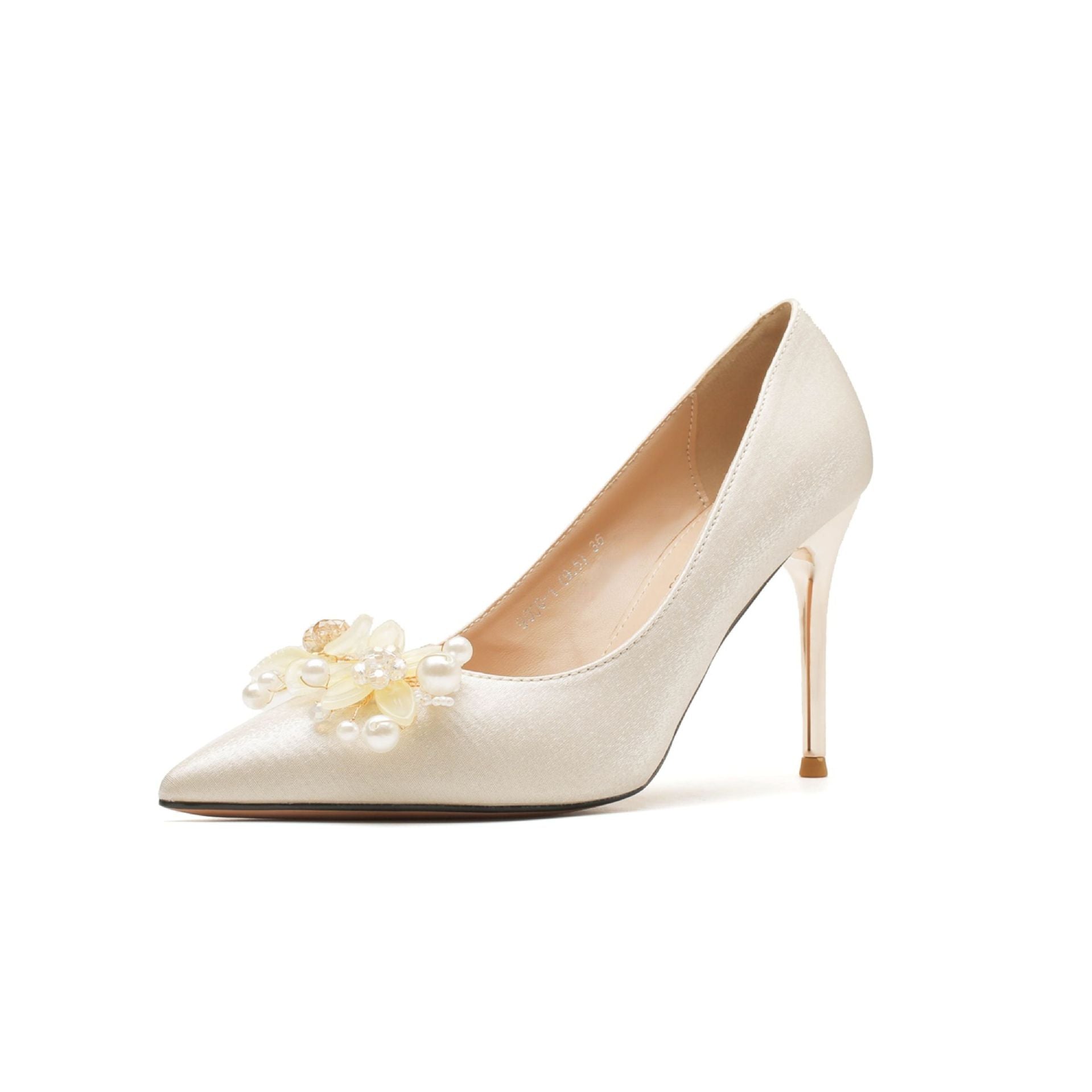 Glamour Petal Satin Stilettos