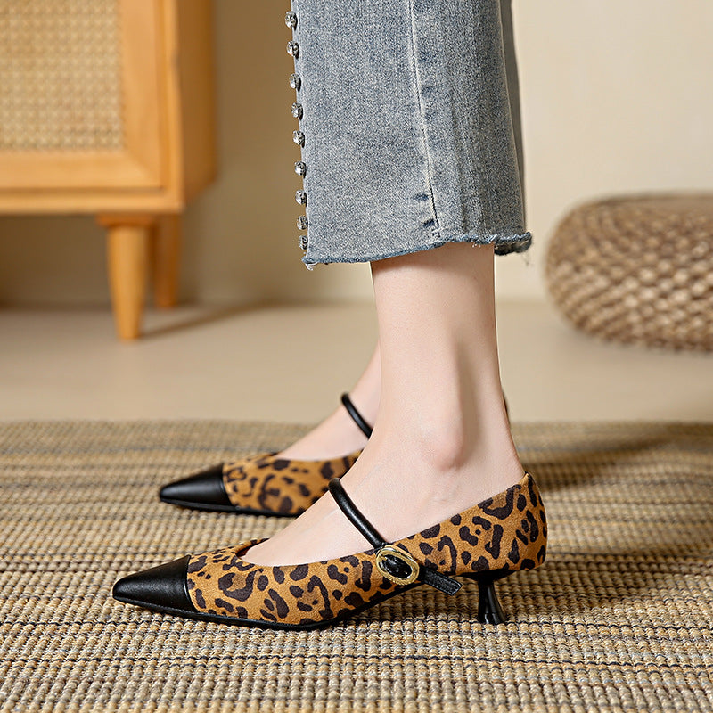 Leapord Print Heels