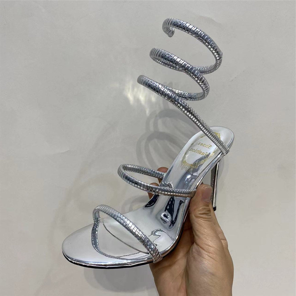 Snake Coil High Heels