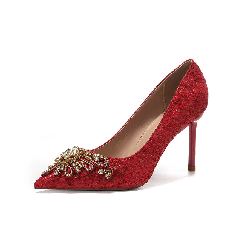 Lustfull Red Wedding Heels