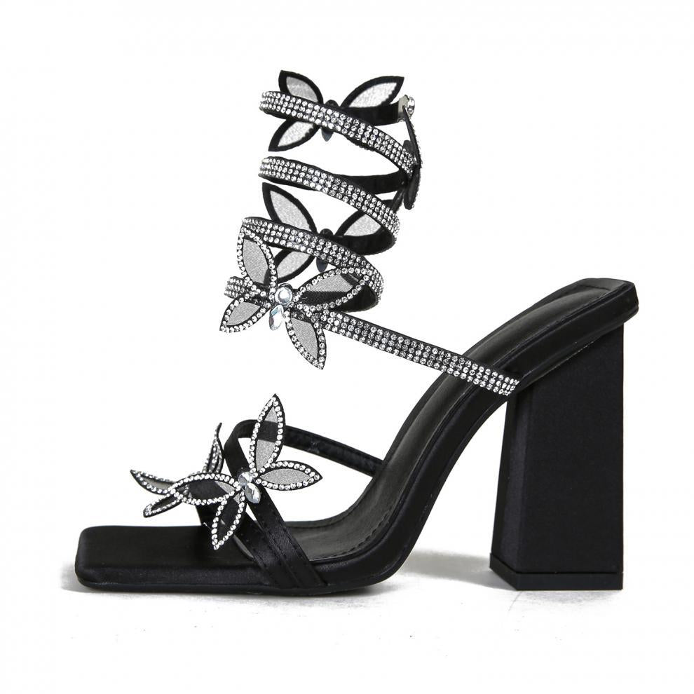 Butterfly Block Heels