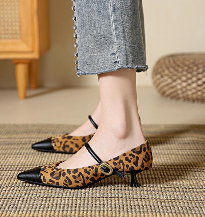 Leapord Print Heels