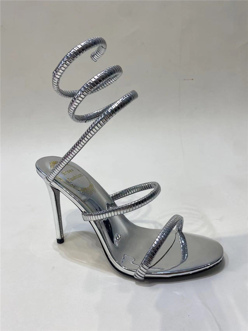 Snake Coil High Heels