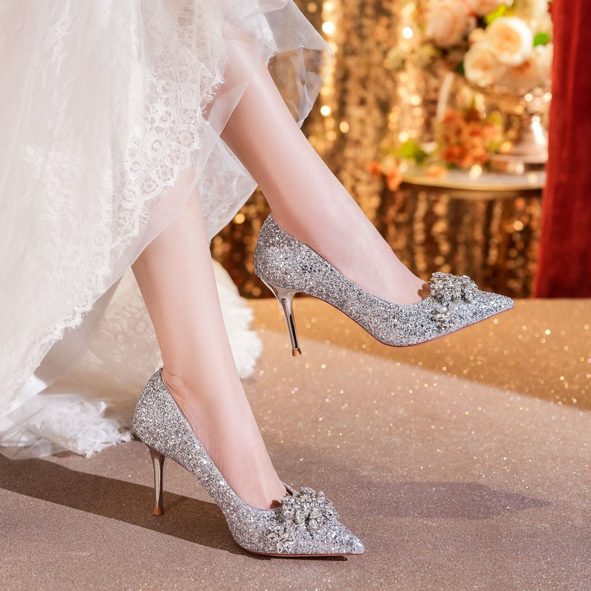 Bedazzled Evening Pumps