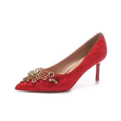 Lustfull Red Wedding Heels