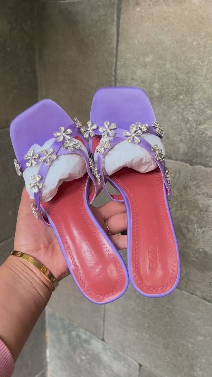 Radiant Jewel Heels (Purple)