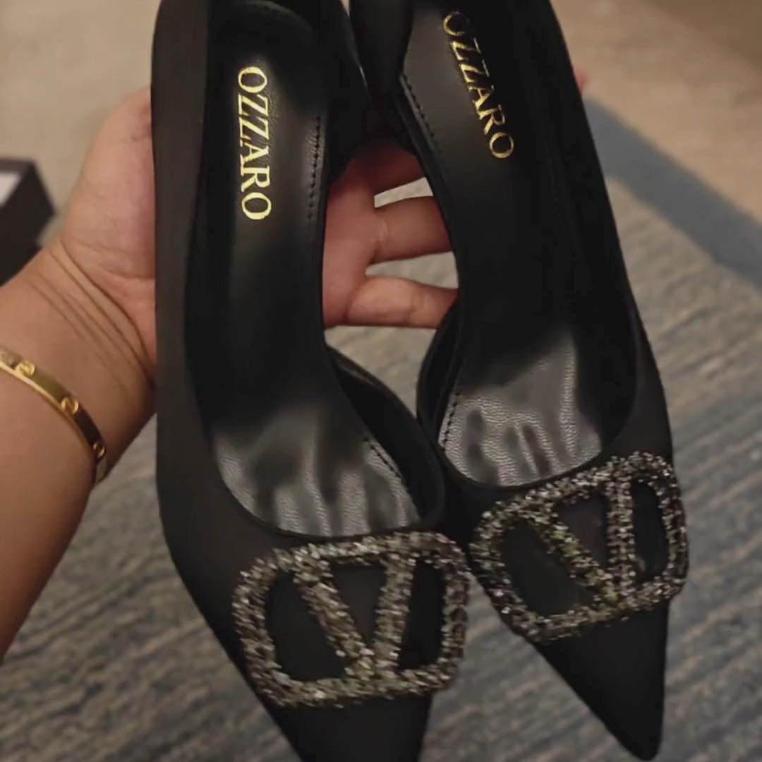 Luxe Statement — Party & Cocktail Evening Heels | Ozzaro