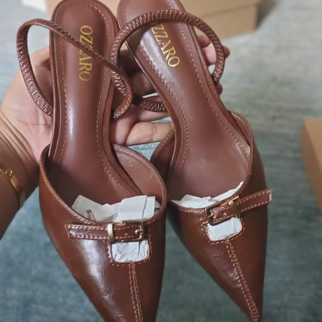 Fine Strap — Evening & Day Wear Heels | Ozzaro