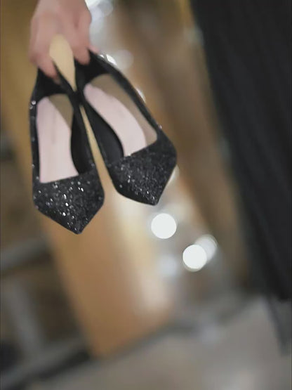 Glitter Jam Heels