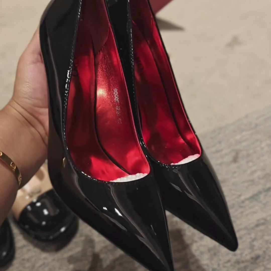 Black Pop — Black Office, Evening & Party Heels | Ozzaro