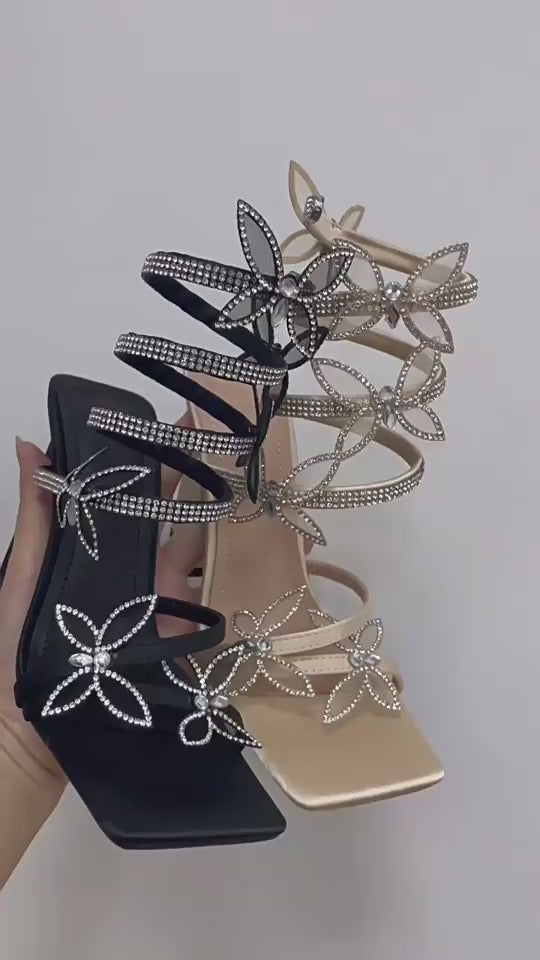 Butterfly Block Heels