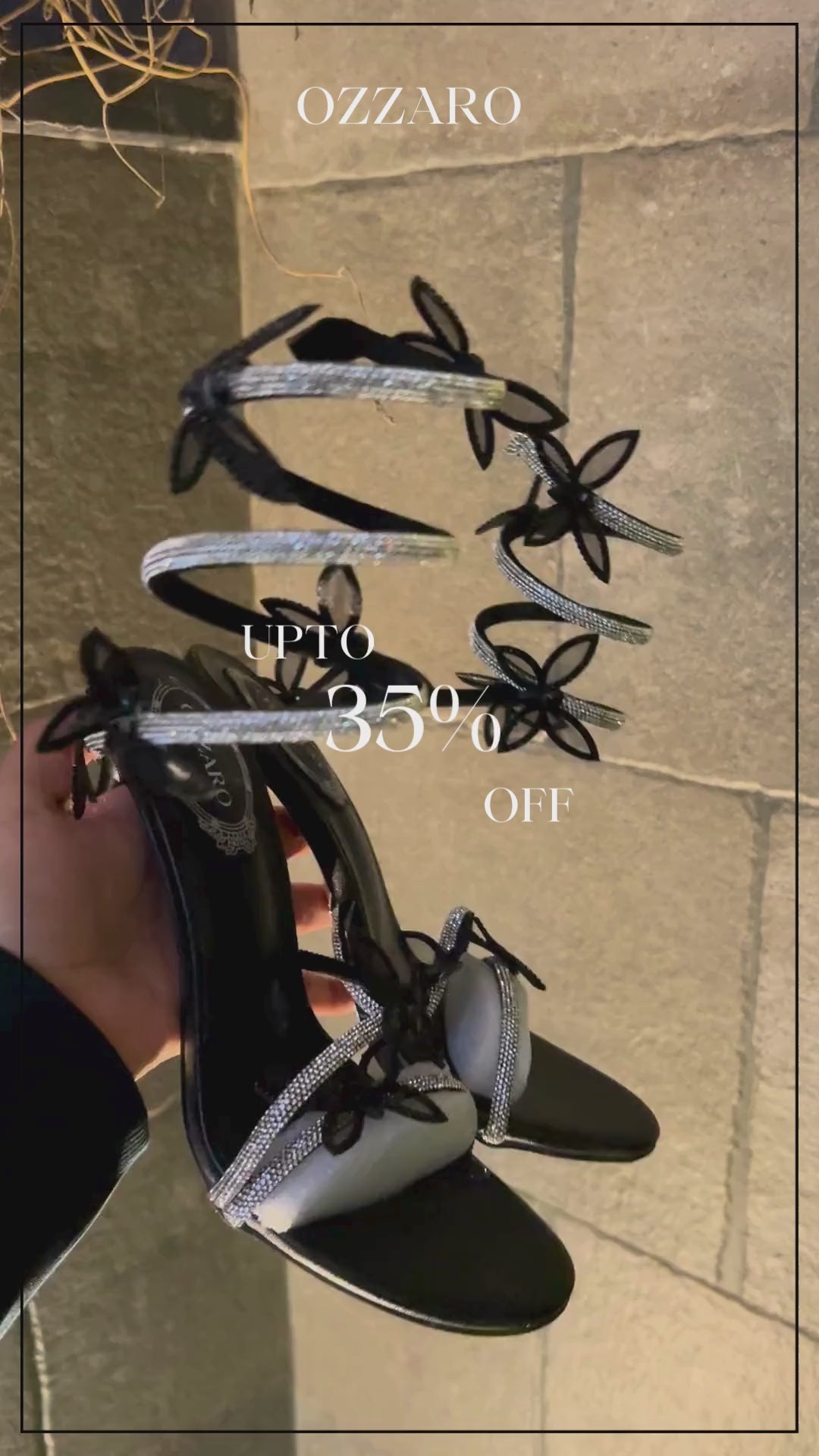 Butterfly Heels(Black)